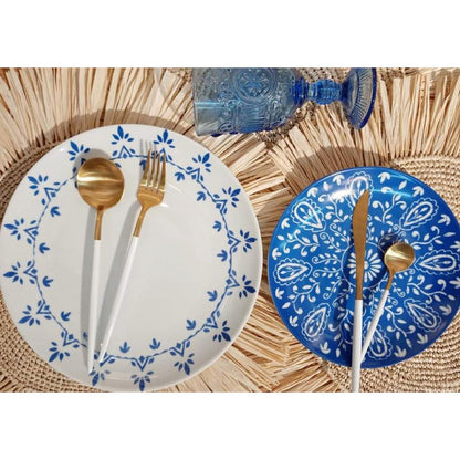 RESTOCKED!!!! Moroccan CERAMIC PLATE SET (11” & 8.5”) (10” & 8”) TABLEWARE PLATES Plato dinnerware