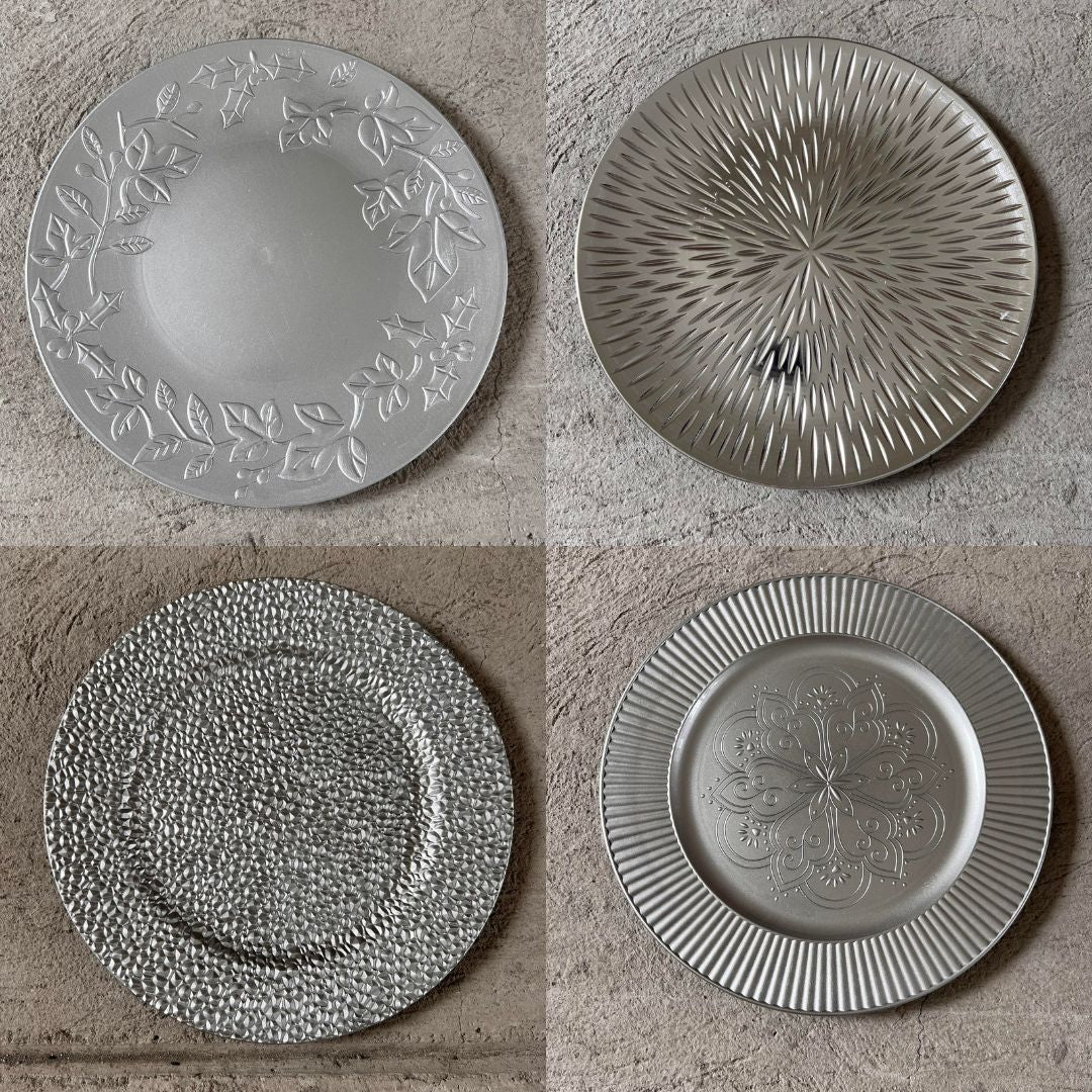 Charger Plate 13inch PVC Plastic Premium Quality Batch 1
