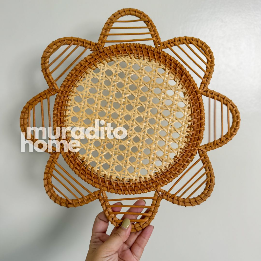 MURADITOHOME Mayumi & Mutya Local Rattan Placemats 13 inches Native