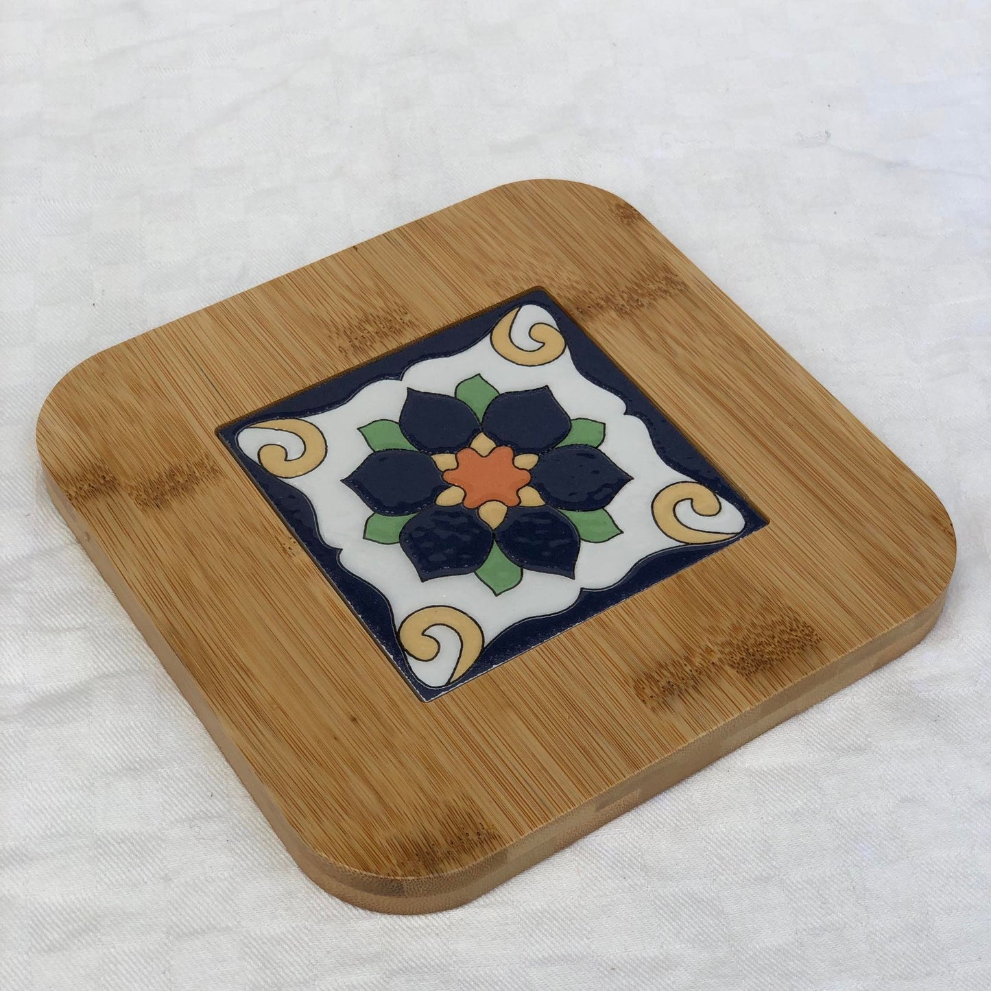 Moroccan Cheese Board Square 7 x 7 inch