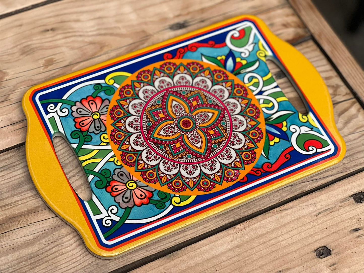 Trivet Morrocan Rectangular Cheeseboard 11x7 inch
