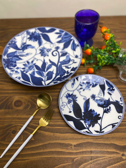MURADITOHOME Manuela Dinner Plate 10.5 and Candela Salad Plate 8.5 inch