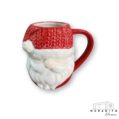 MURADITOHOME Santa Embossed Mug 350 ml