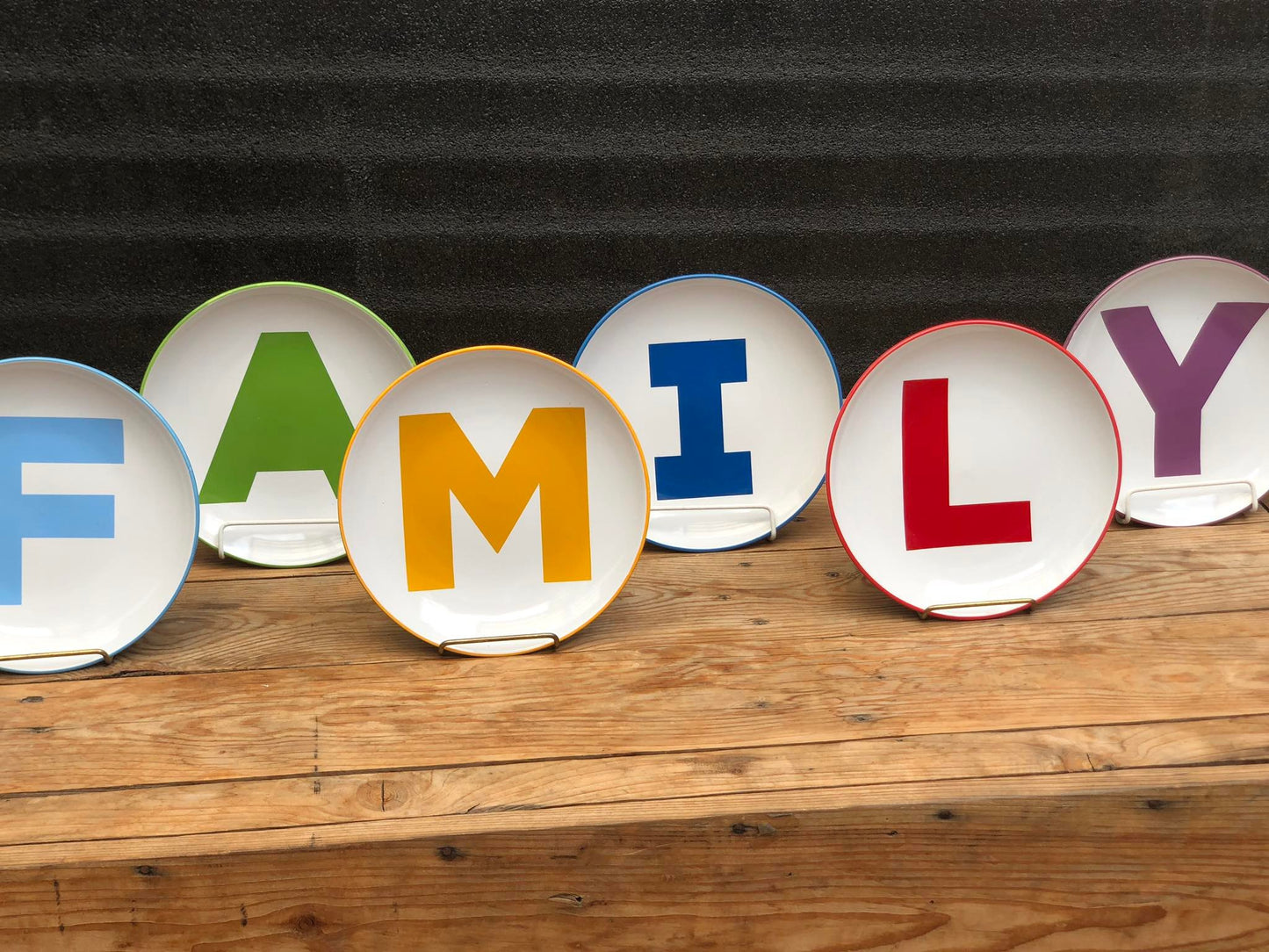Family Ceramic Salad Plate 8 inch Set of 6