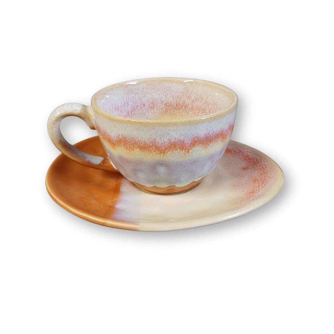 MURADITOHOME Juroji Ceramic Cup and Saucer 250 ml