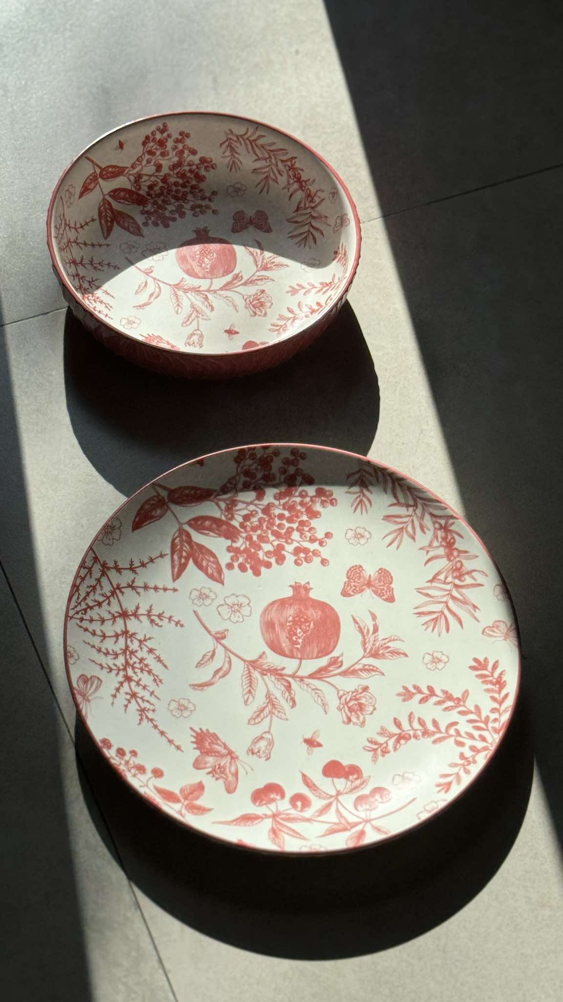 MURADITOHOME Plano Ceramic Plates