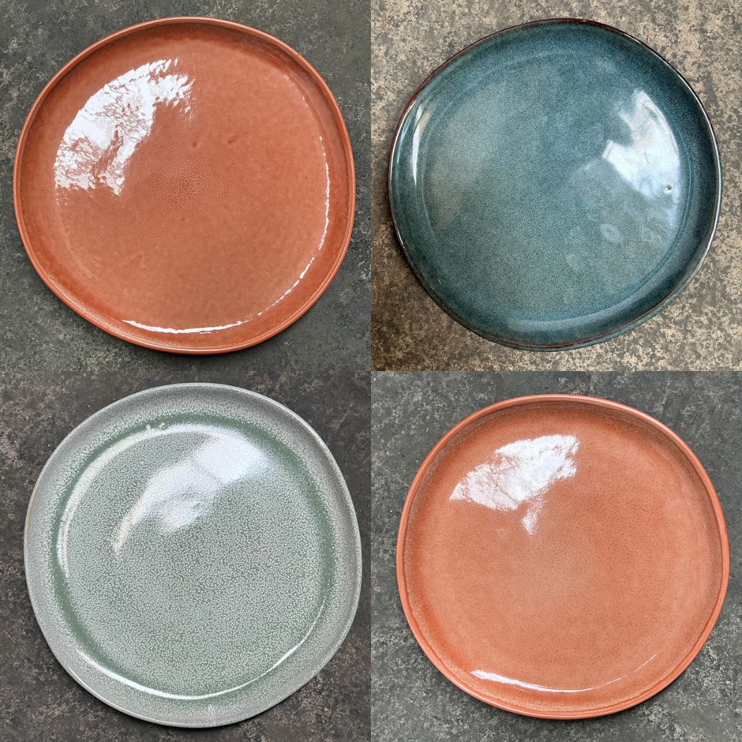 Stoneware Salad Plate Batch 1