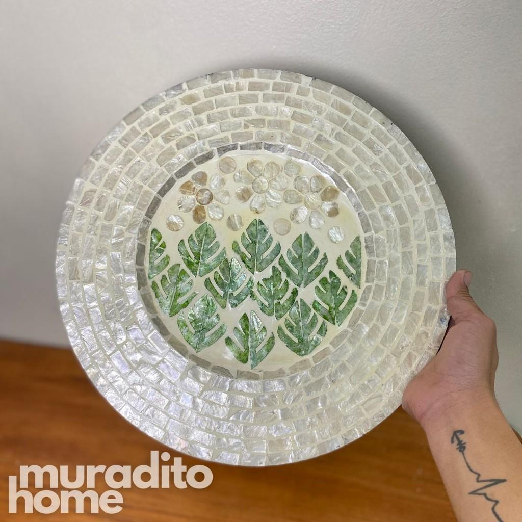 MURADITOHOME Alab Mother Of Pearl Placemat 13"