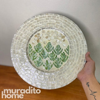 MURADITOHOME Alab Mother Of Pearl Placemat 13"