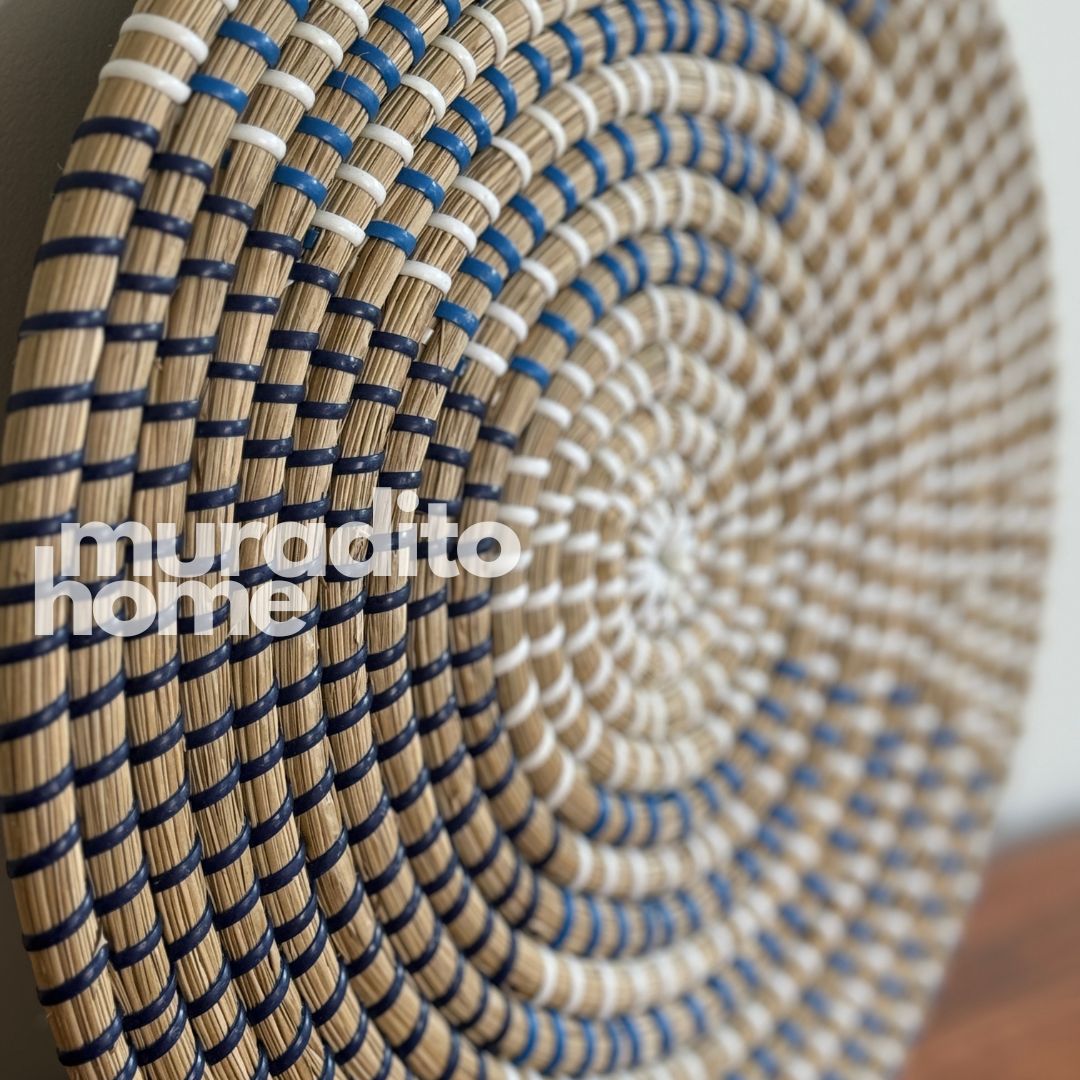 MURADITOHOME Diego, Darna & Carlo Seagrass Placemat 13 inches