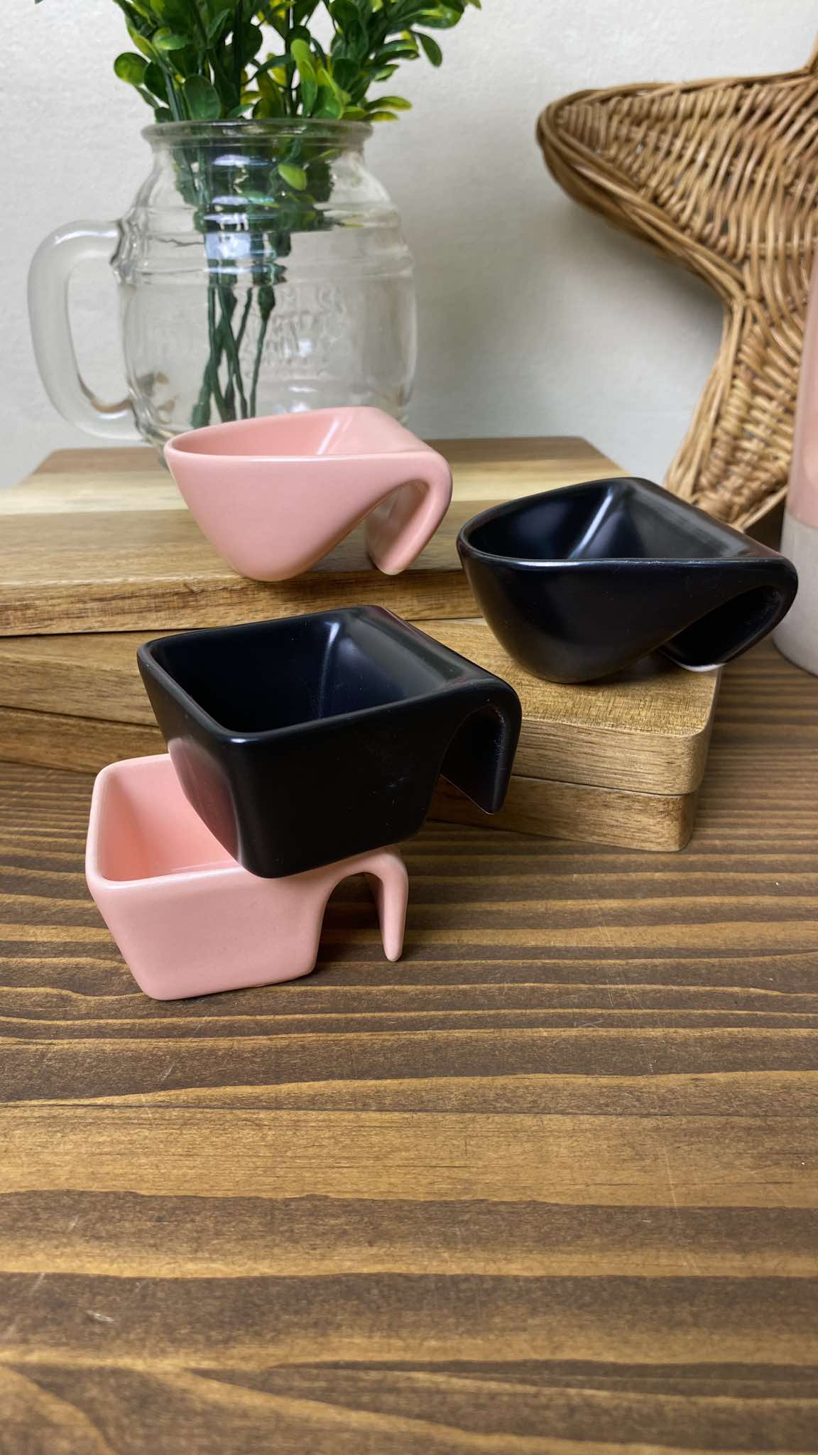 MURADITOHOME Leticia and Nayeli Dipping Sauce 3x2.75x1.5 inch