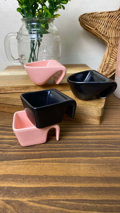 MURADITOHOME Leticia and Nayeli Dipping Sauce 3x2.75x1.5 inch