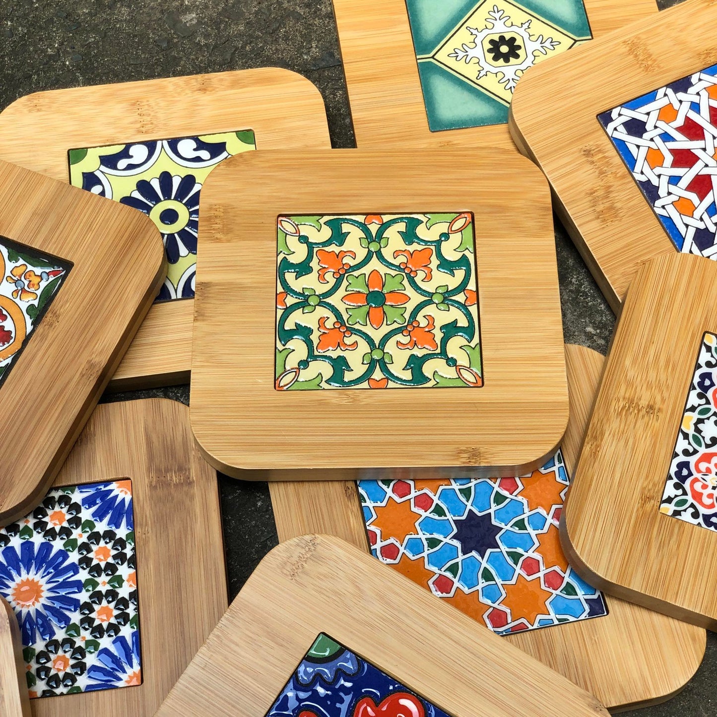 Moroccan Cheese Board Square 7 x 7 inch