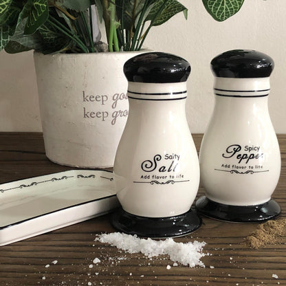 Salt & Pepper Black & White Set