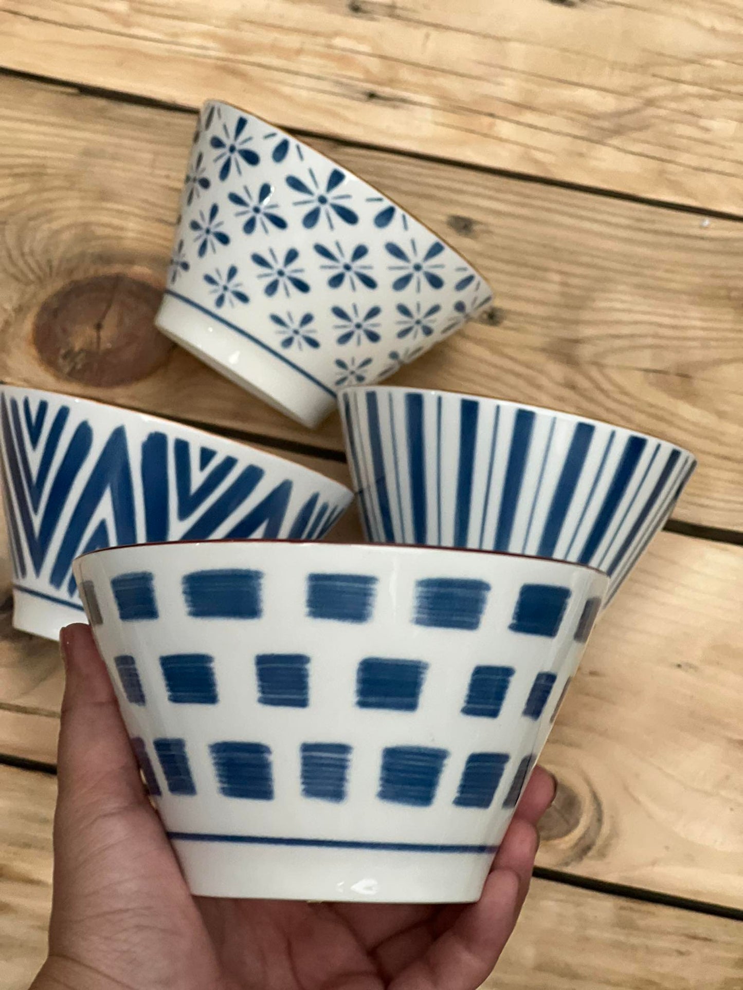 Blue Ceramic Bowl 5x3 inch