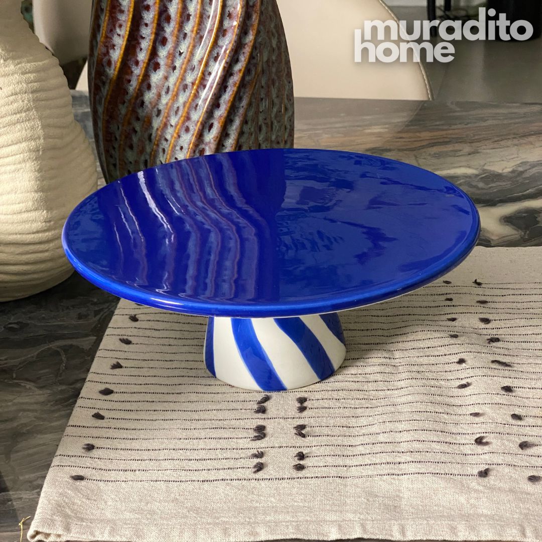 MURADITOHOME Pikazora Ceramic Serving Bowl and Cake Stand Collection