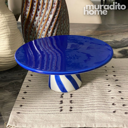 MURADITOHOME Pikazora Ceramic Serving Bowl and Cake Stand Collection