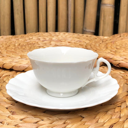 Ceramic White Teacup Collection