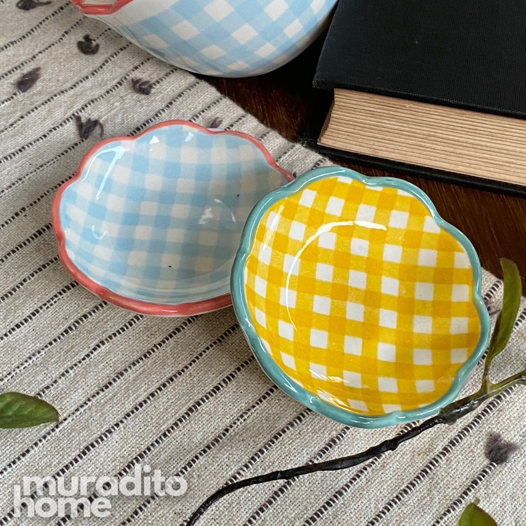MURADITOHOME Mitch and Chona Ceramic Bowl and Dipping Sauce Collection