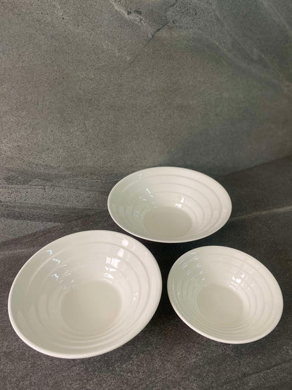 Stripe Salad Bowl