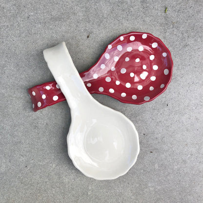 MURADITOHOME Dallas & Dell Ceramic Spoon Rest 8.5x4 inch
