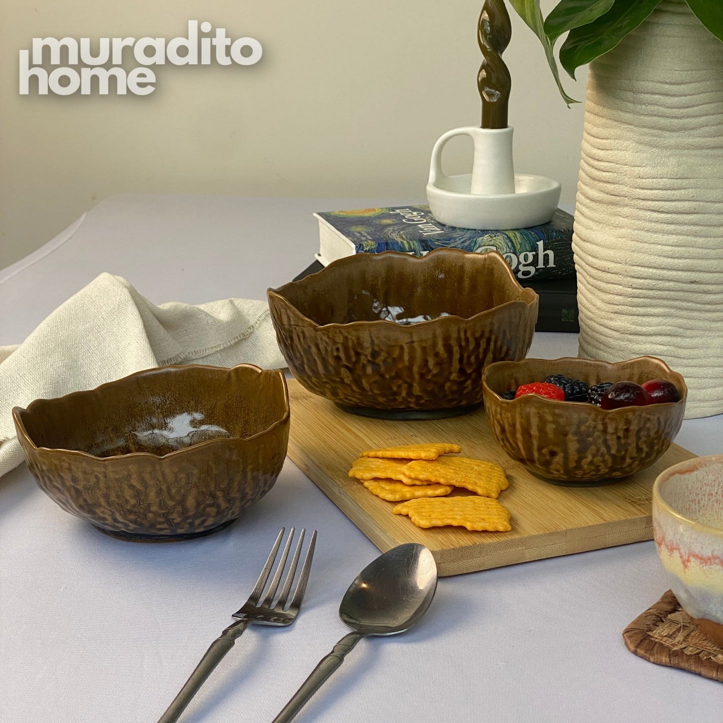MURADITOHOME Glema Porcelain Bowl Collection