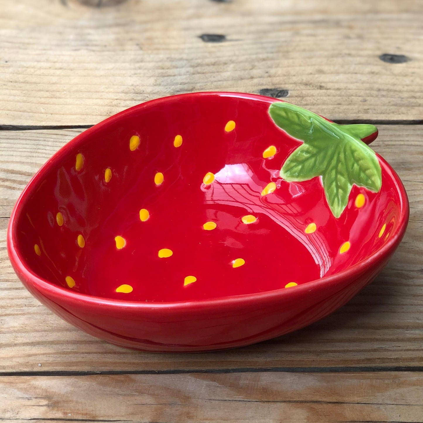 Strawberry Ceramic Plate