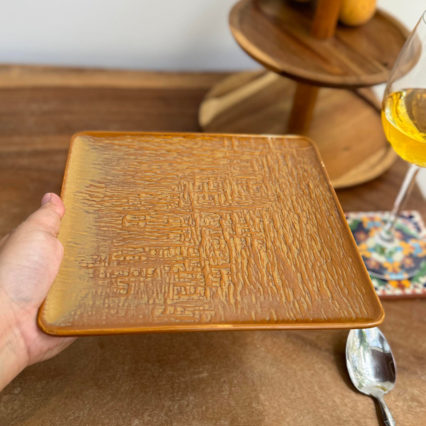 MURADITOHOME Agate Ceramic Dinnerware Collection