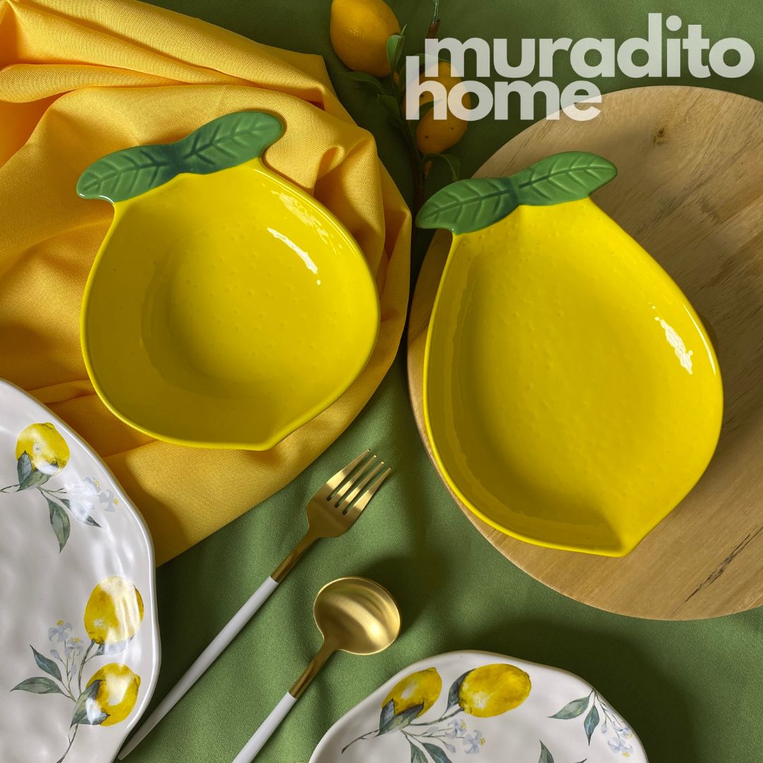 LEMON Ceramic Serving Bowl