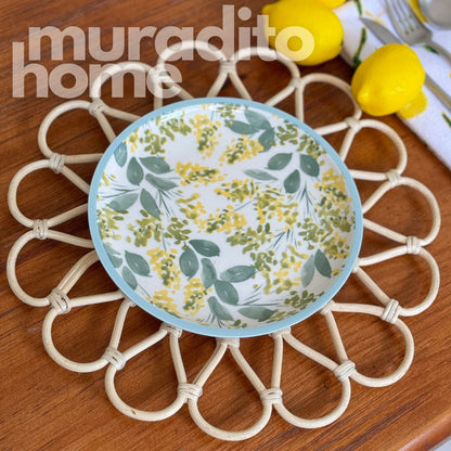 MURADITOHOME Local Rattan Placemats 13.5 inches Native