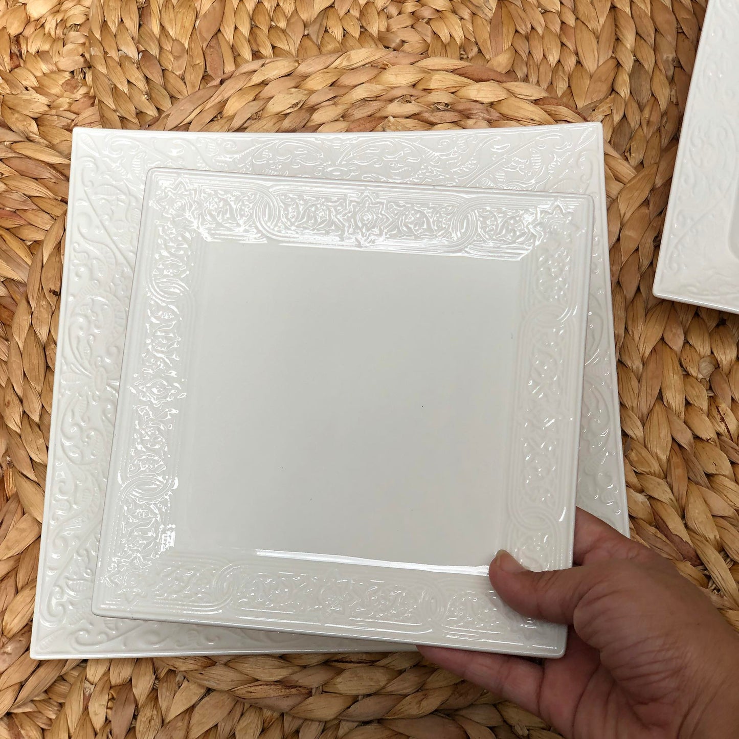 Olivier Square Plate Ceramic Collection