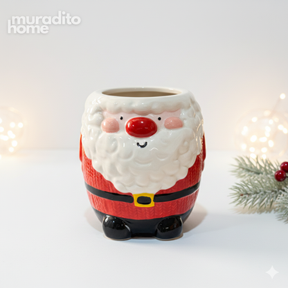 MURADITOHOME Premium Christmas Ceramic Jar and Pitcher
