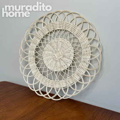 MURADITOHOME Daniel Local Rattan Placemats 13 inches Native
