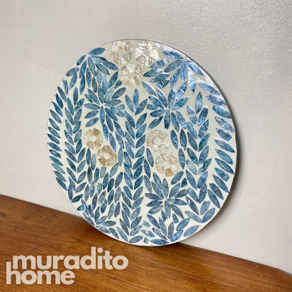MURADITOHOME Marina Mother of Pearl Placemat 13"