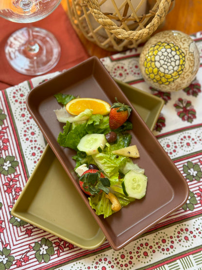 Muraditohome Morgan Rectangular Serving Plate 9x4.5x1 inch