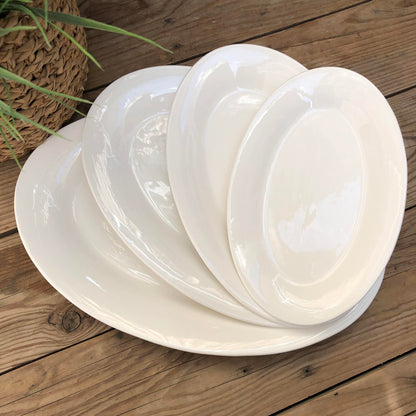 Oval Porcelain Serving Plate Collection