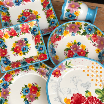Bordeaux & Provence Ceramic Dinneware Plate