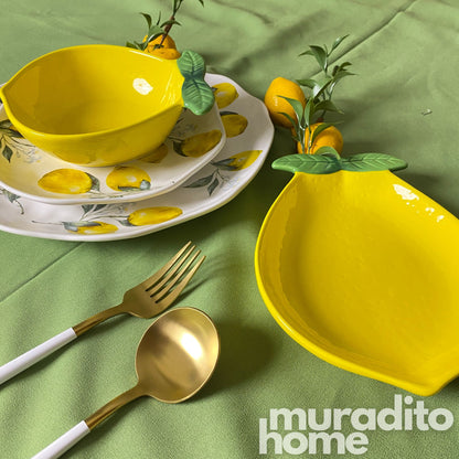 LEMON Ceramic Serving Bowl