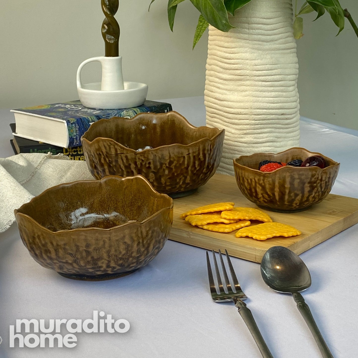 MURADITOHOME Glema Porcelain Bowl Collection