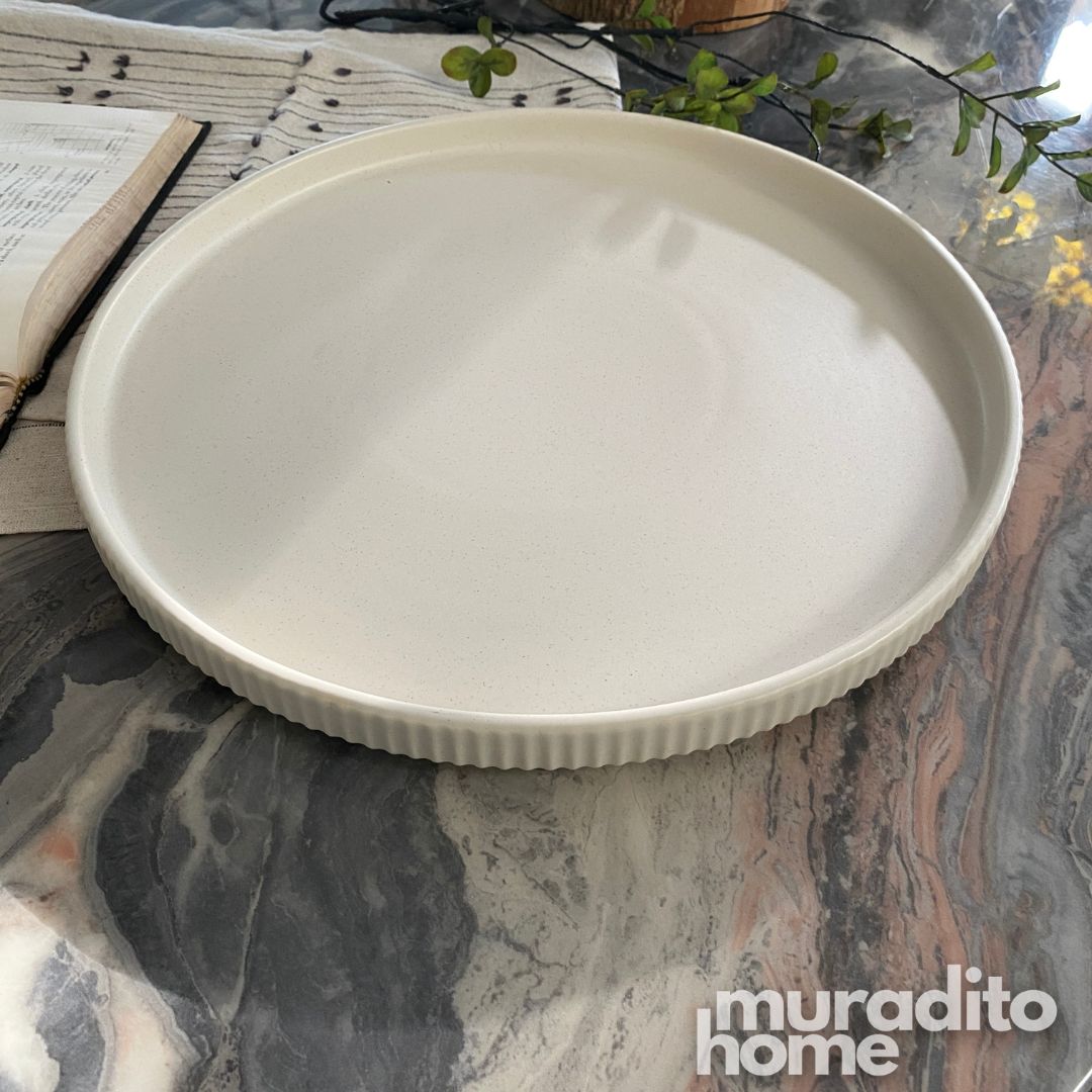 MURADITOHOME Enzu Ceramic  Serving Plate Collection
