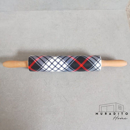 MURADITOHOME Holiday Christmas Rolling Pin 18.25 inch