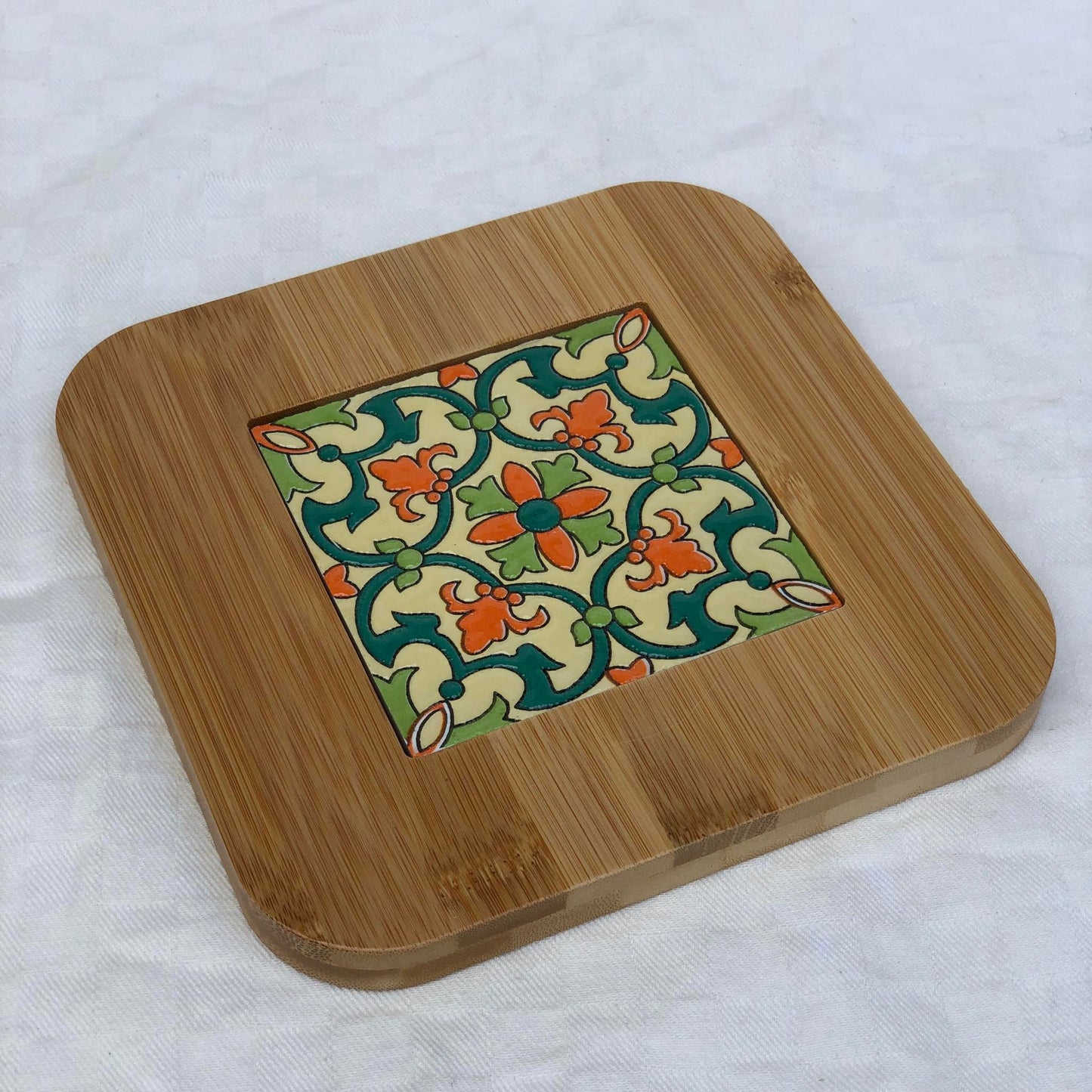 Moroccan Cheese Board Square 7 x 7 inch