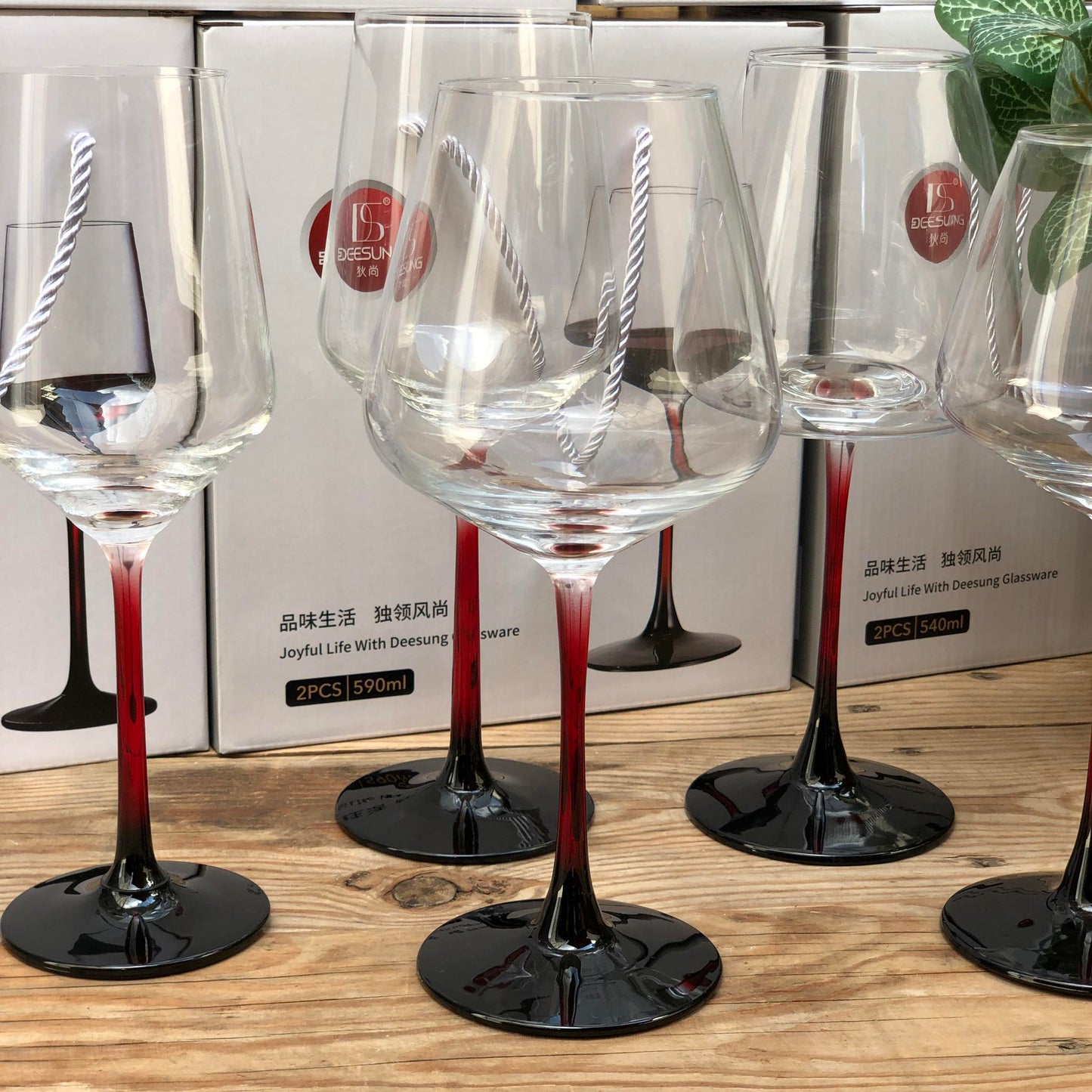 Goblet Clear Wine Glass Collection