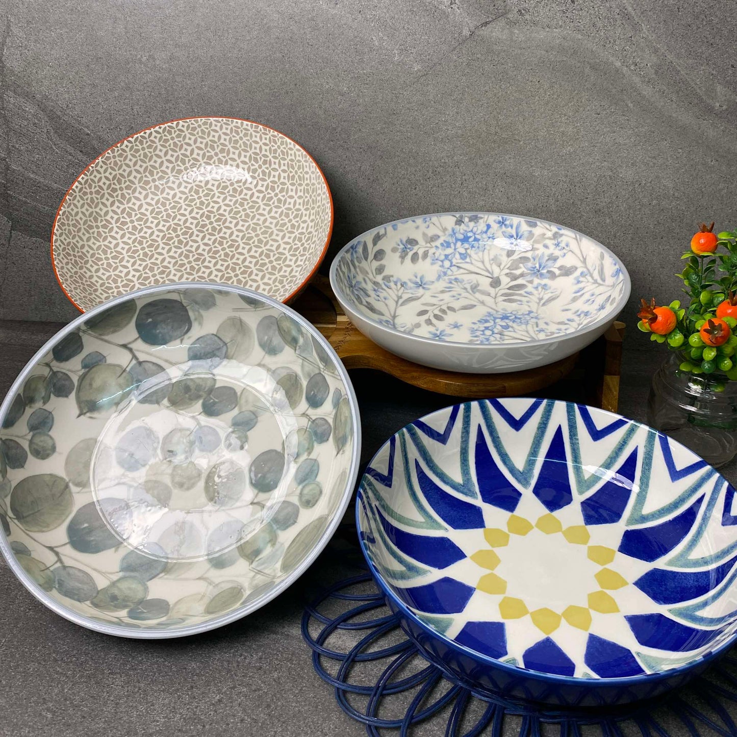 MURADITOHOME Serving Bowl 11.5x3 inch