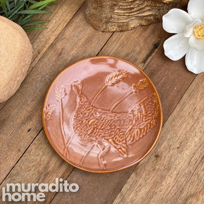 MURADITOHOME Peacock Bread Plate Collection