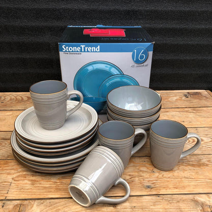 Oliver 16 Piece Set Fine Stoneware Plate