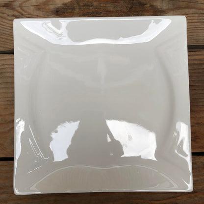 Embossed Porcelain Square Plate