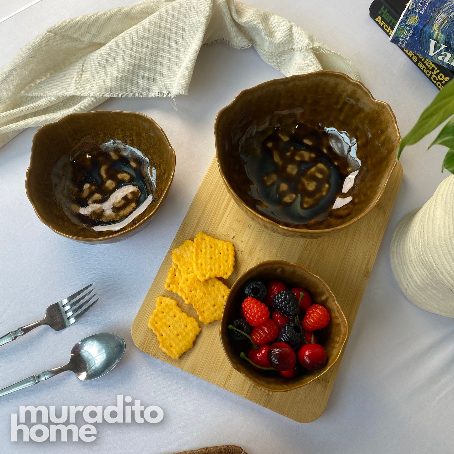 MURADITOHOME Glema Porcelain Bowl Collection