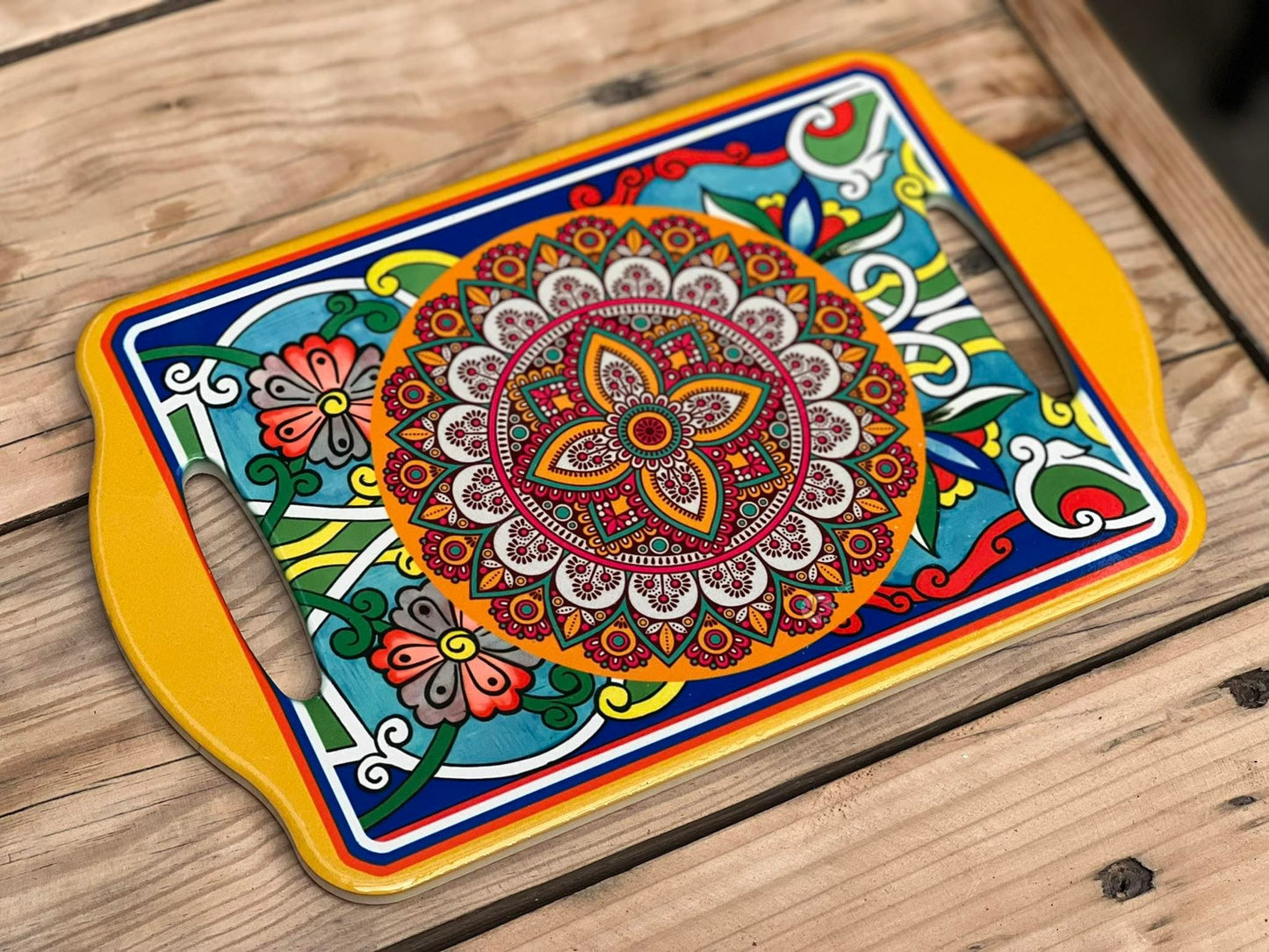 Trivet Morrocan Rectangular Cheeseboard 11x7 inch