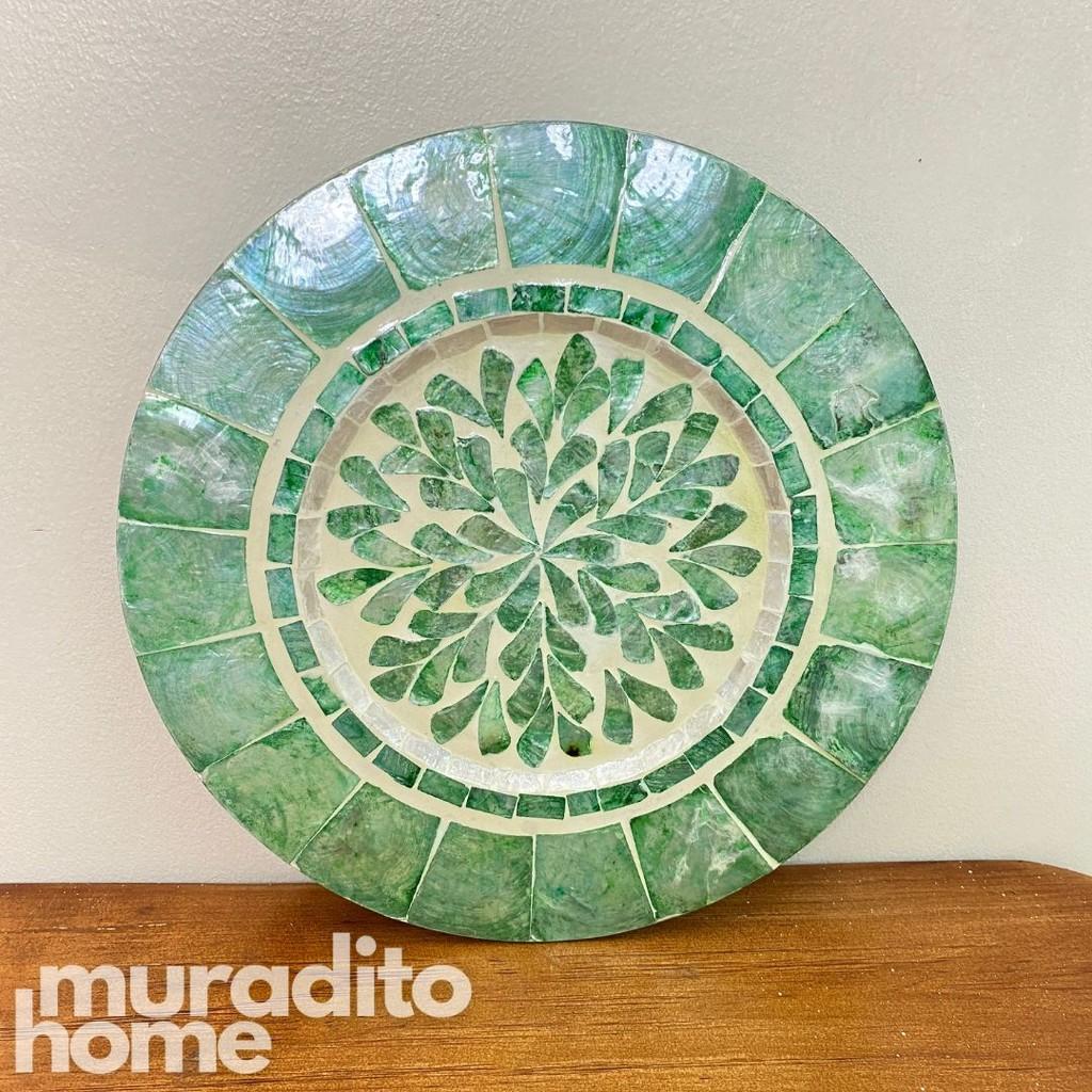 MURADITOHOME Tadhana Mother of Pearl Placemat 13"
